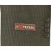 Extrema Brown With Taupe Pinstripes Super 140's Wool Suit 3166865-7333